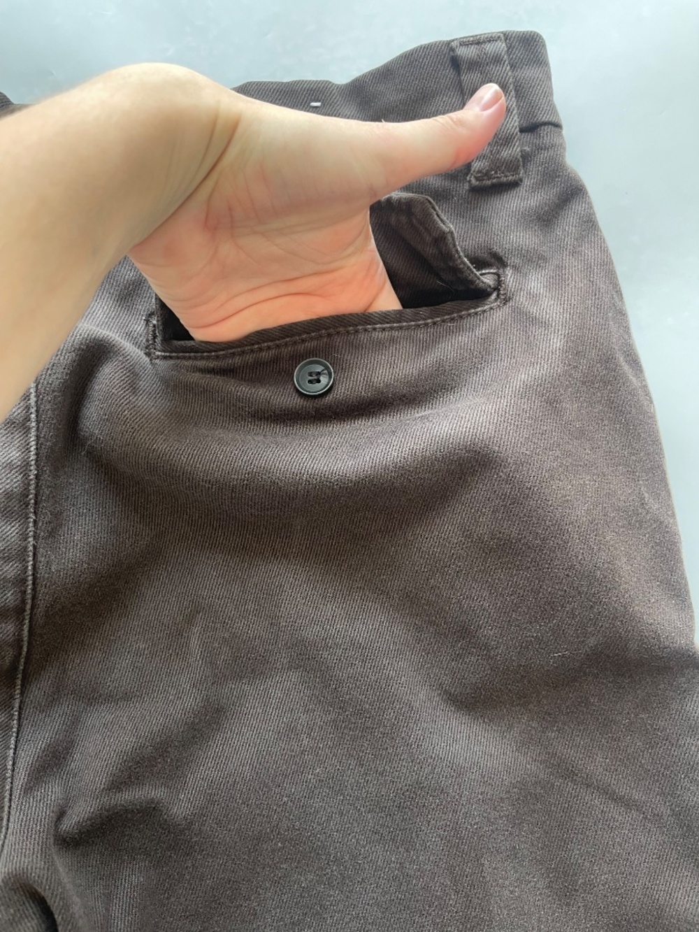 Zara Dark Brown Chino Pants Men’s Size 32 - Picture 8 of 8
